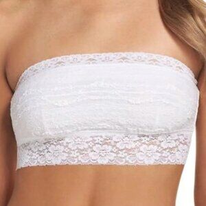 Intimately Free People Chic White Lace Bandeau Large